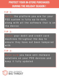 Protect Your In-Store Purchases during the Holiday Season