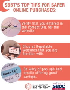 SBBT's Top Tips for Safer Online Purchases